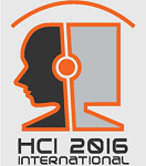 Logo: Human-Computer Interaction International, 2016